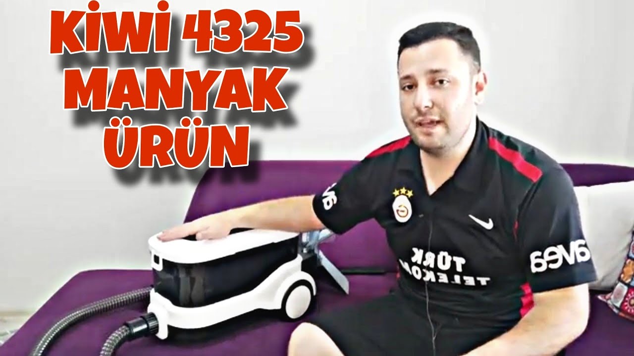 KİWİ KCC-4325 İNCELEDİM ! KOLTUK YIKAMA CANAVARI !