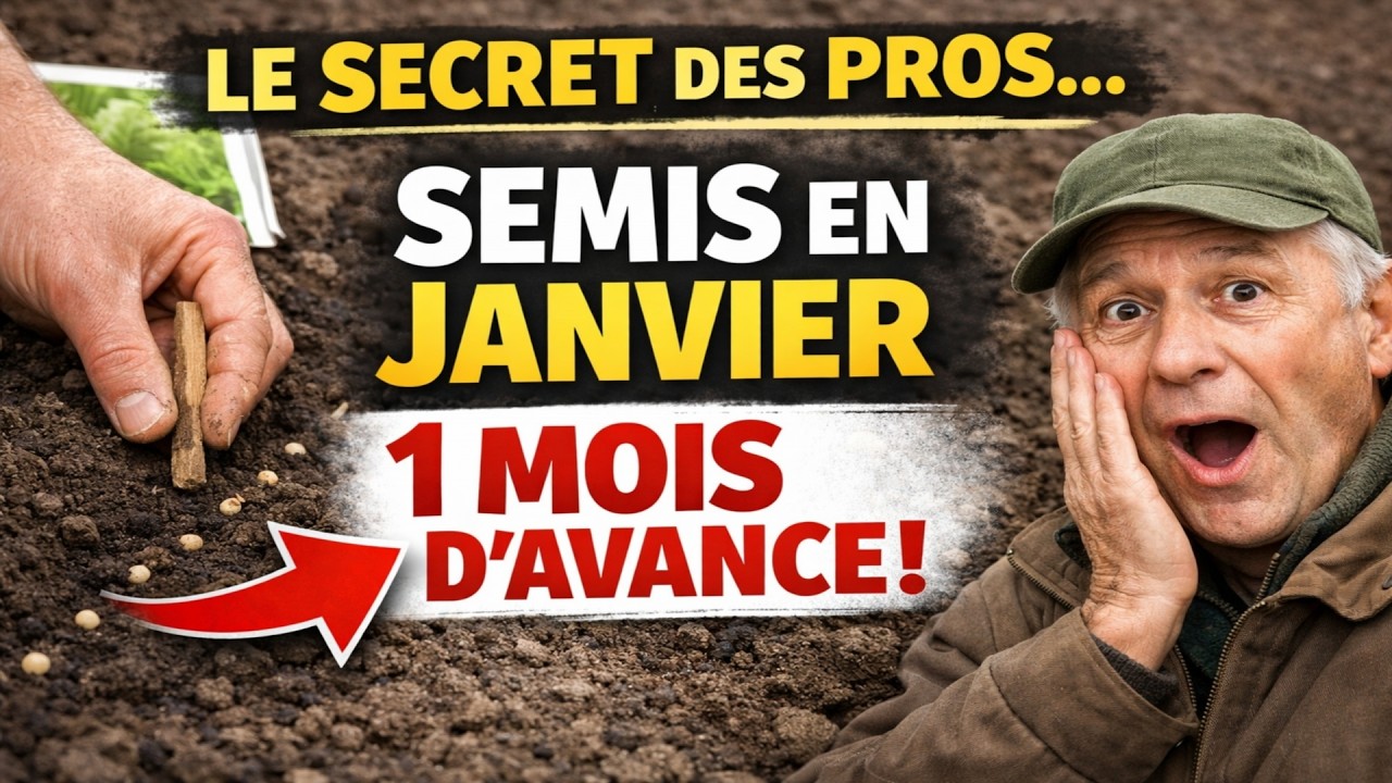 L'AVANTAGE DÉLOYAL des Jardiniers Pros : 7 Légumes à Semer en JANVIER pour Récolter 1 Mois Avant TO