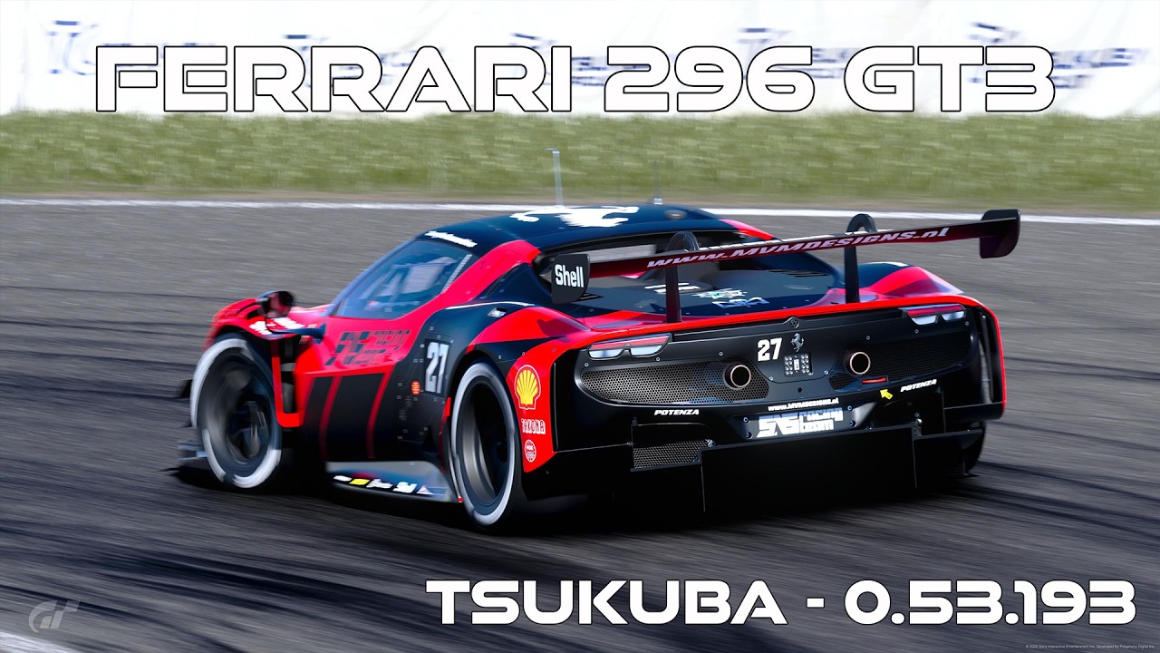 Ferrari 296 GT3 - Time Attack Tsukuba - 0.53.193