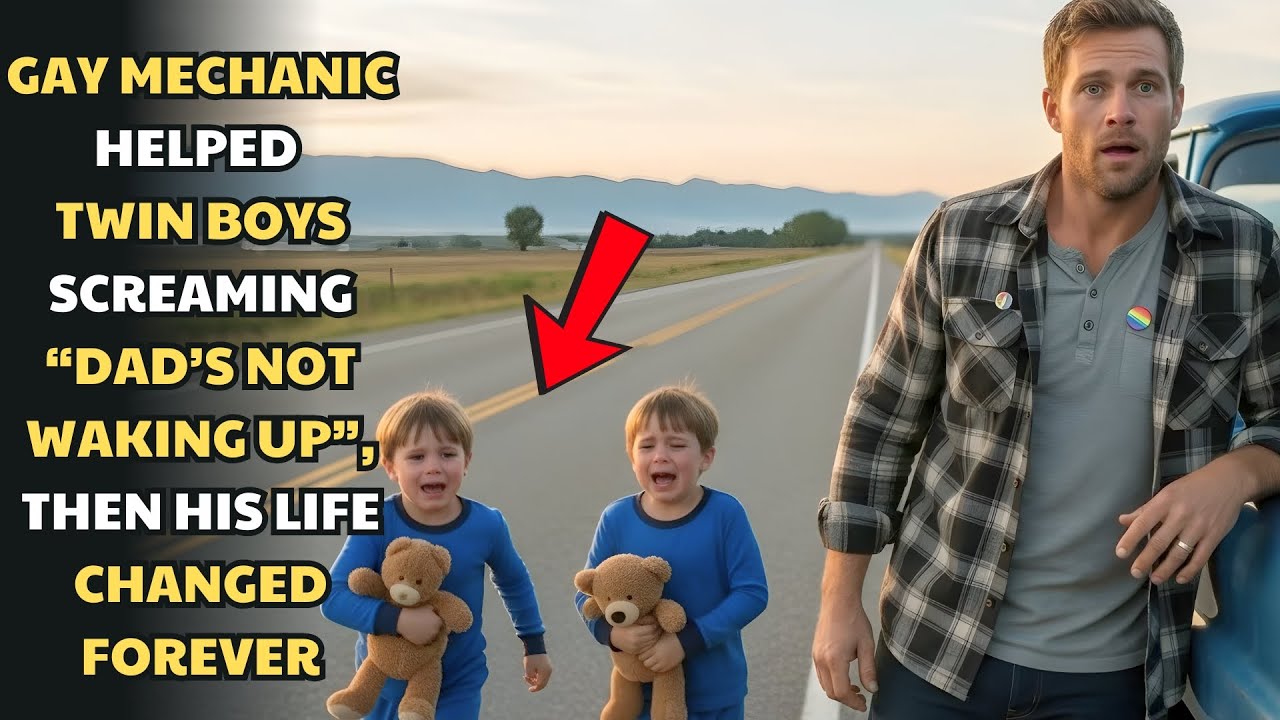 GAY MECHANIC HELPED TWIN BOYS SCREAMING “DAD’S NOT WAKING UP” — THEN HIS LIFE CHANGED FOREVER