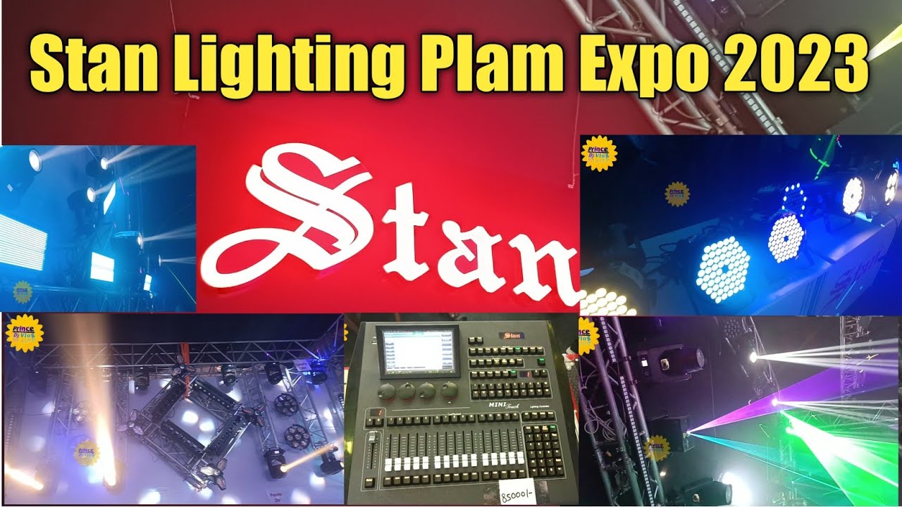 Stan का Booth इस बार सबसे अलग लग रहा था | Stan Lighting Plam Expo 2023 | stan all Sharpy mixer price