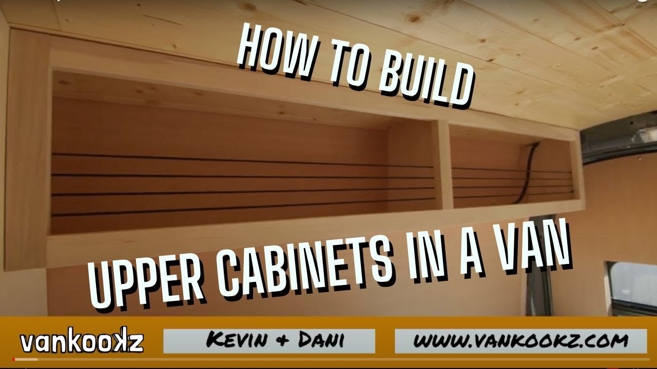 Upper Cabinet Install in a Van | Ford Transit Upper Cabinet Install