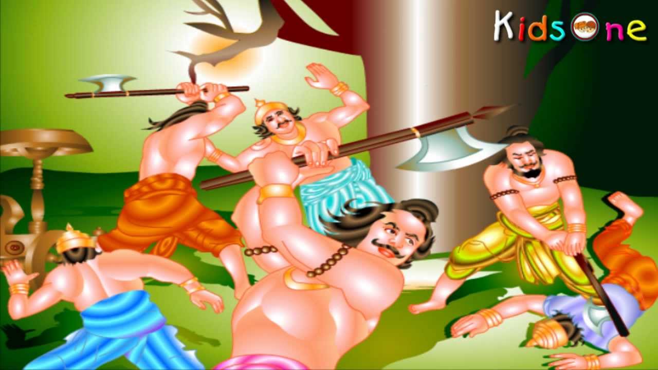 Dashavatara In Telugu  ||  Parashuramavataram || The Angry Man || with Animation - KidsOne