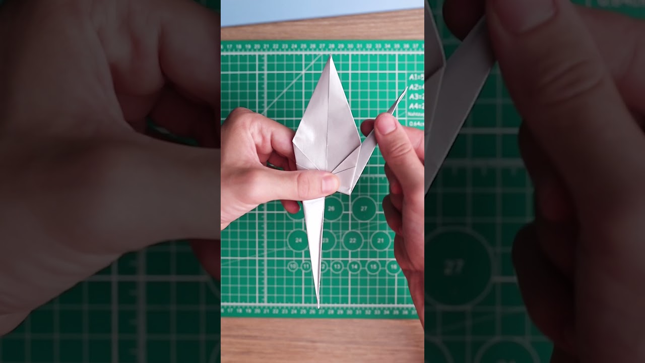 Making an Paper Artistic Bird #origami #diy #papercraft