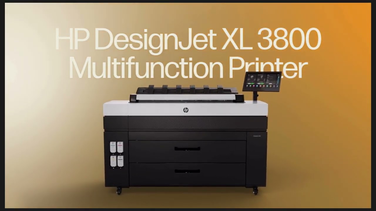 Unleashing the Power of the HP DesignJet 3800: The Ultimate Wide-Format Printer!
