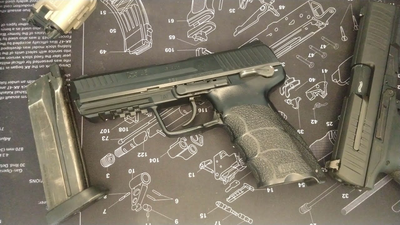 TM HK45 GBB Quick Look & Shooting of one of my favourite lefty friendly .45s