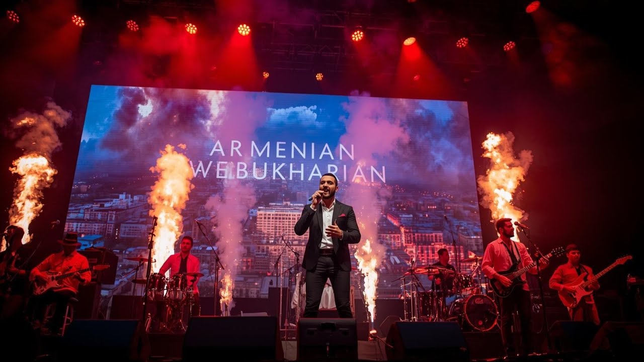 Բոլոր հայերը զվարճանում են / Все Армяни кайфуют стой стой  не уходи ( Armenian song by WEBUKHARIAN) 