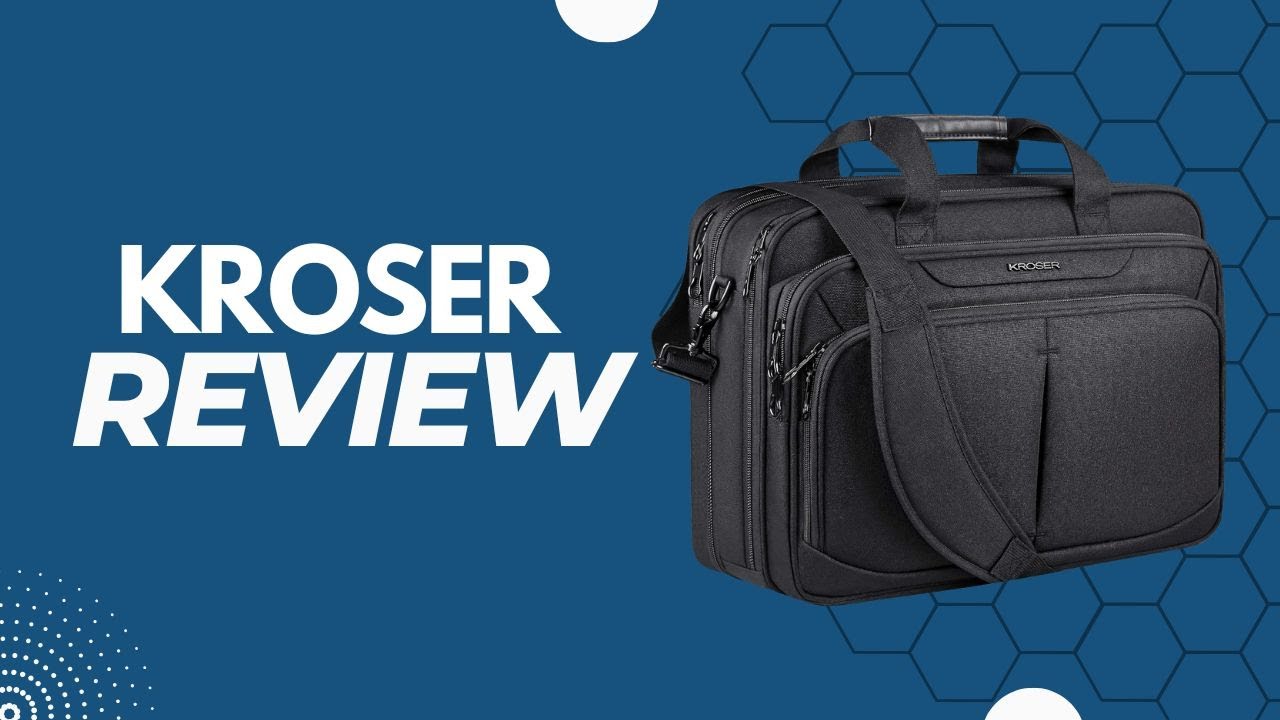 Review: KROSER Laptop Bag Expandable Lightweight Briefcase for 17.3