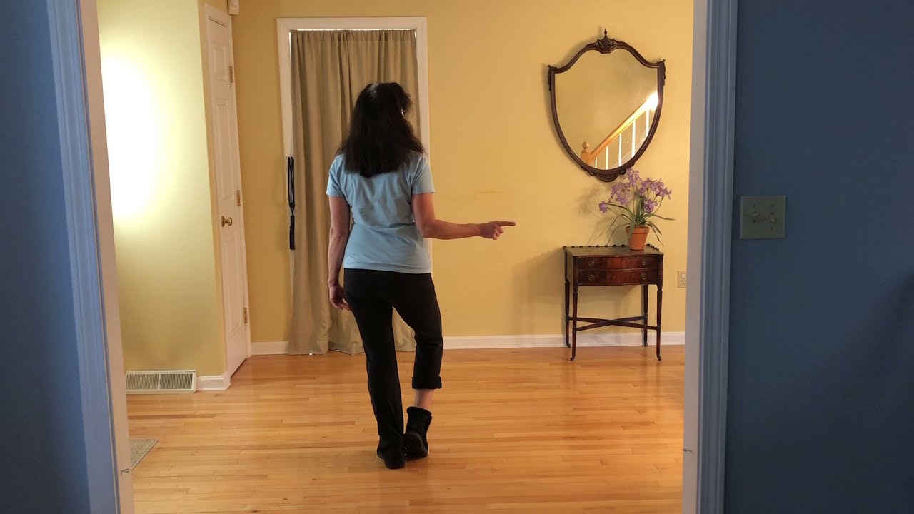 Bullfrog On A Log - L2 Line Dance Lesson & Dance Along - Music @ 5:22