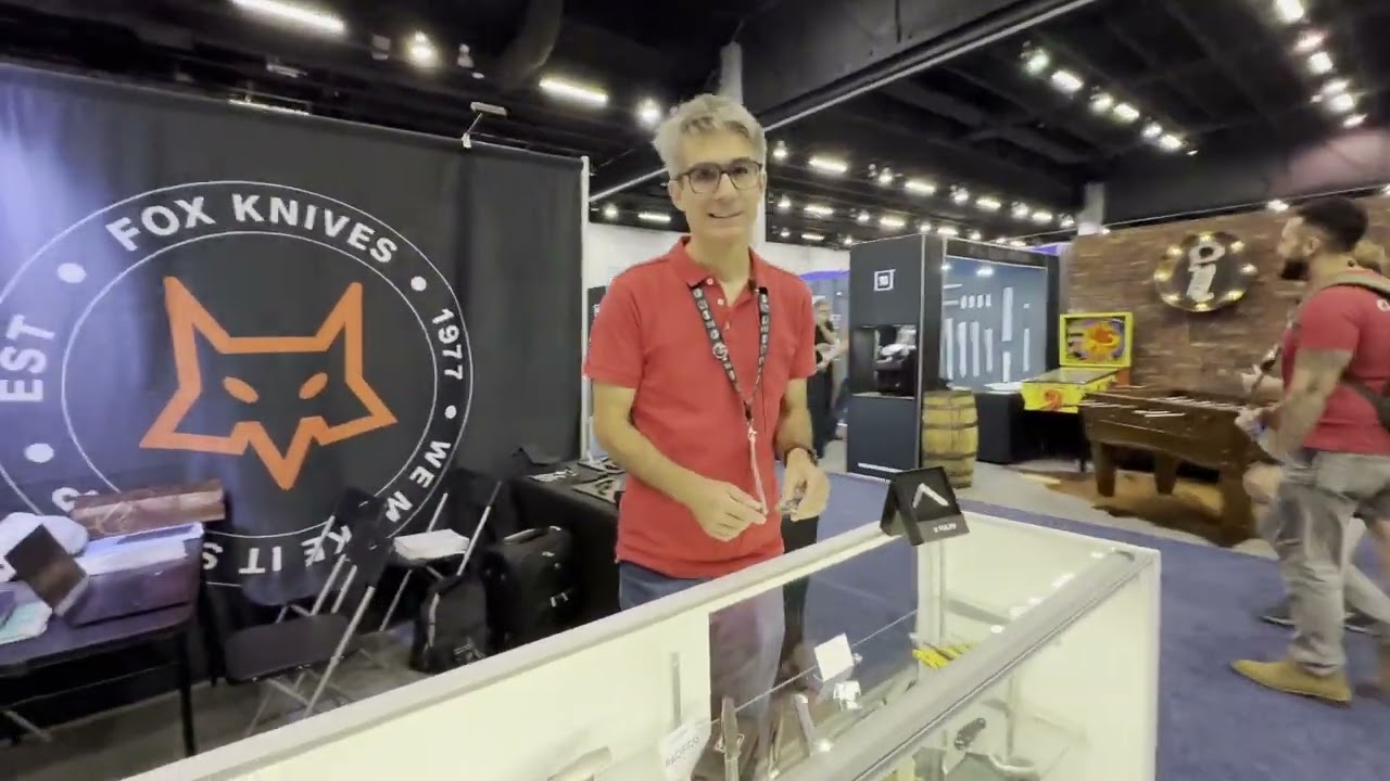The 2025 Blade Show Booth of FOX KNIVES We Make It Sharp