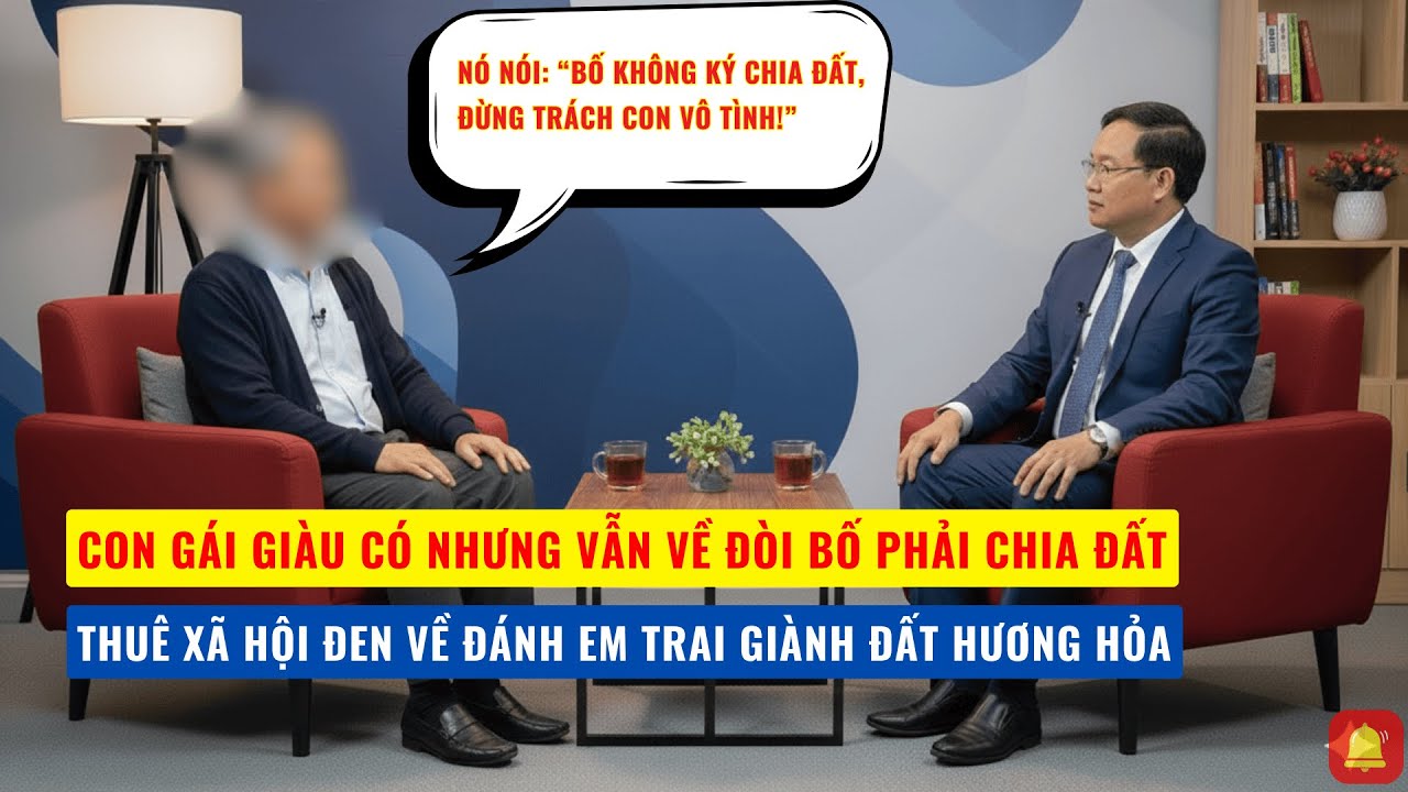 CON GÁI GIÀU CÓ NHƯNG VẪN VỀ CHỬI BỚI ĐÒI BỐ PHẢI CHIA ĐẤT