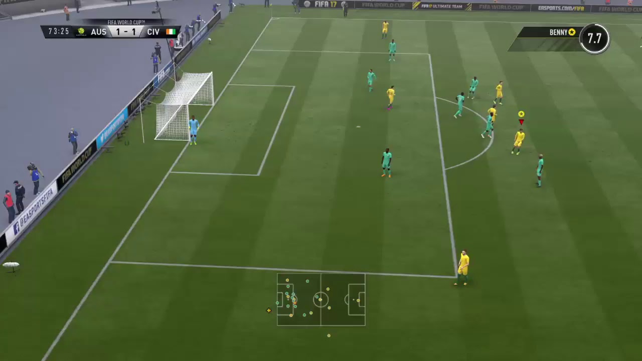 FIFA17 career, FIFA World Cup v Ivory Coast, Live Stream.