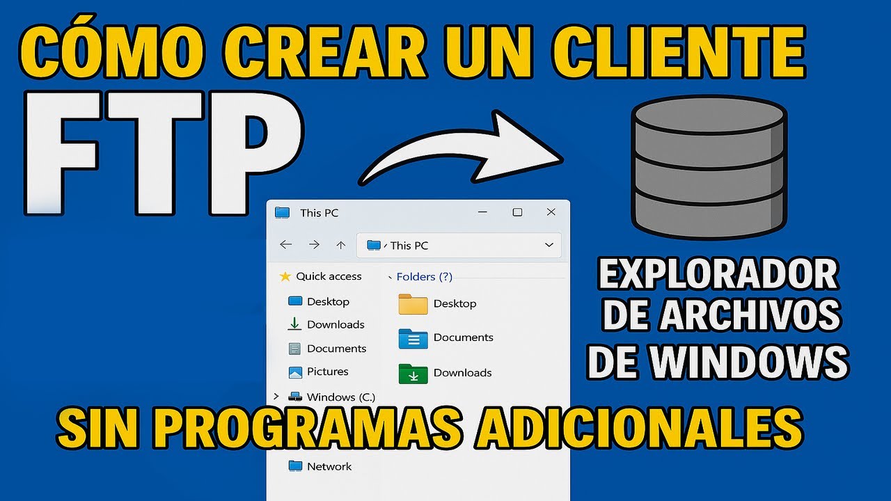 Cliente FTP en Windows sin programas