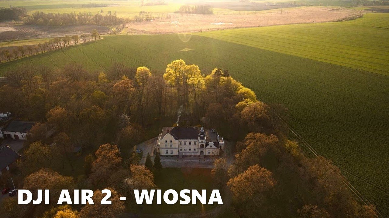 DJI AIR 2 - PAŁACYK W WIELKOPOLSCE -WIOSNA