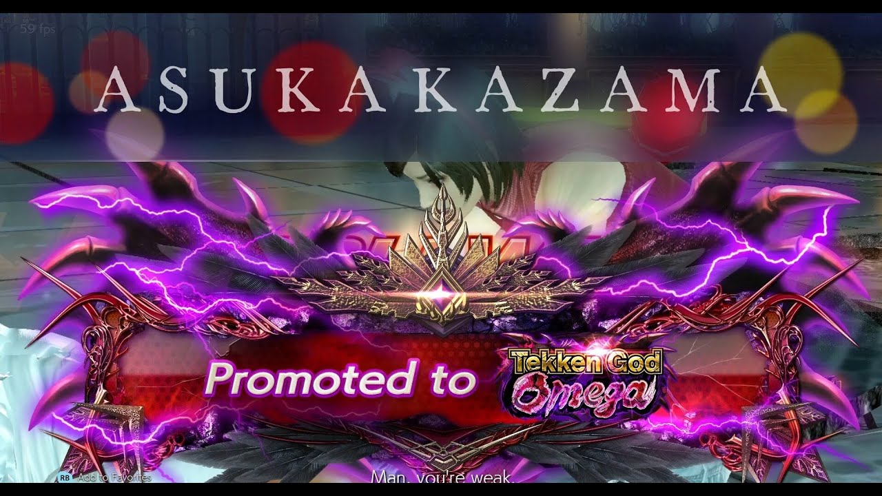 ASUKA KAZAMA █ TEKKEN GOD OMEGA █ 1ST time !!