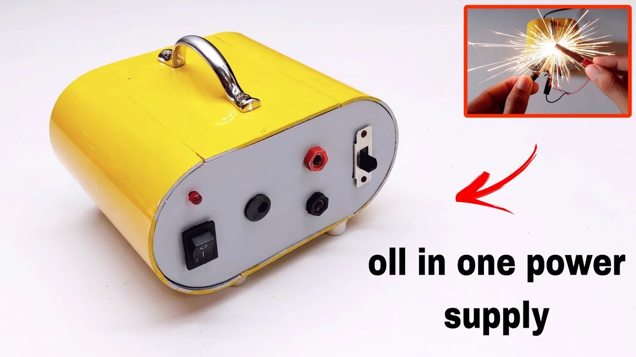 How to make dc power supply from PVC pipe