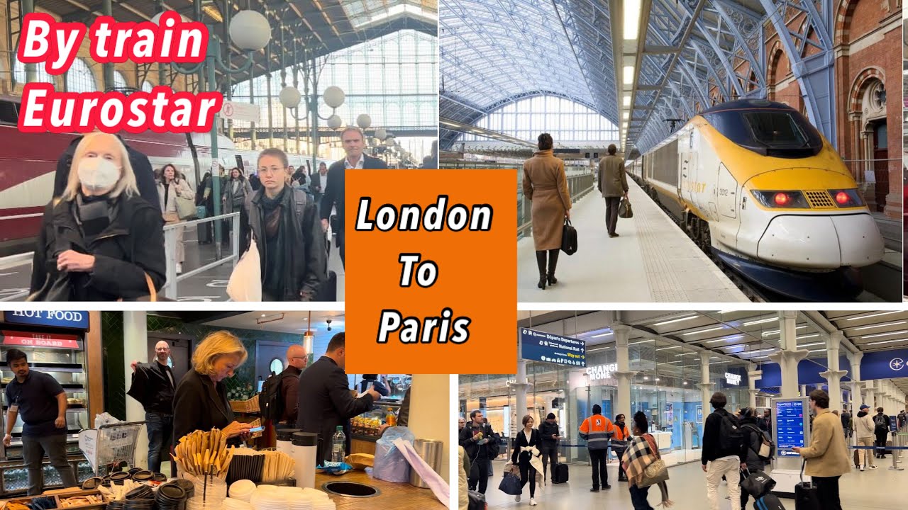 Eurostar 🇬🇧 London To Paris 🇫🇷 Via Underwater Tunnel // So Much Better Than Flying 2023 | 4k