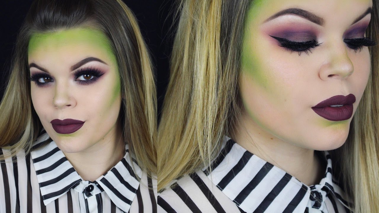 Beetlejuice Inspired Halloween Makeup Tutorial