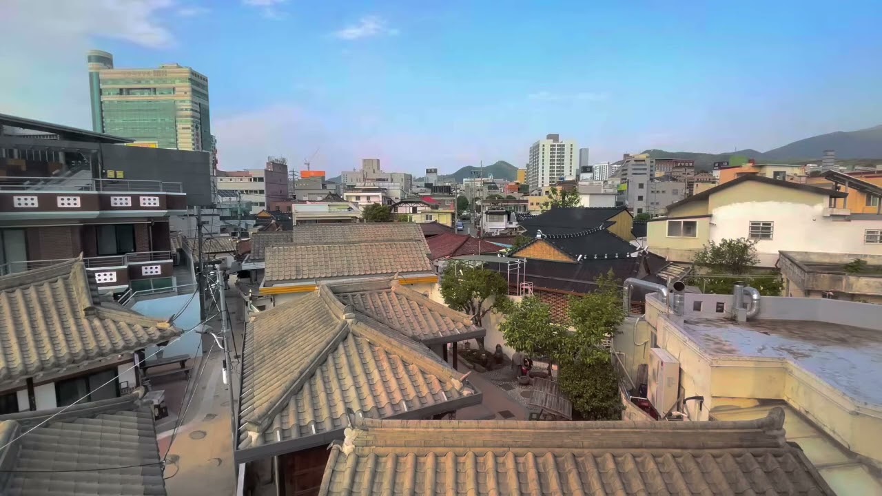 Penguin Village Hanok Village Gwangju Korea Ambiance 
