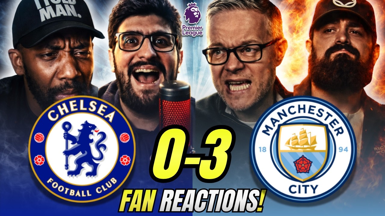 Rival Fans CHEERFUL 😄 Watching Chelsea 0-3 Man City | Premier League Rivals Reactions