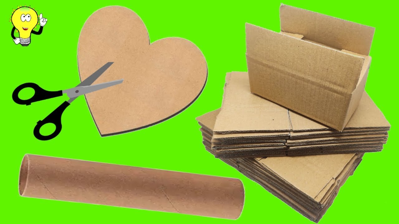 20 Best Out Of Waste Cardboard Ideas - Cardboard Craft Idea - Craft Using Cardboard - Reuse Idea