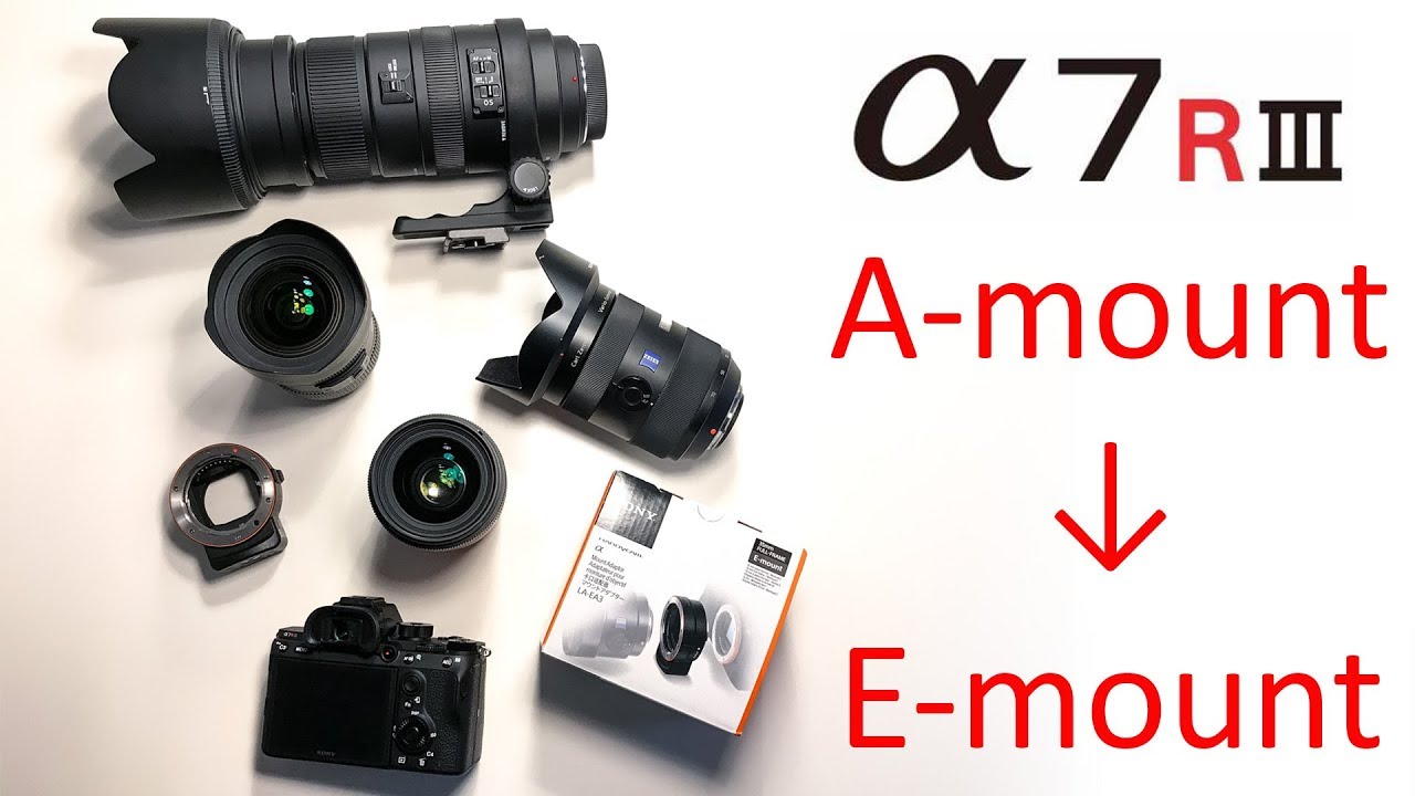 SONY a7Riii & LA-EA3 Lens Adapter - Auto Focus Testing with Sigma & Zeiss [4K]