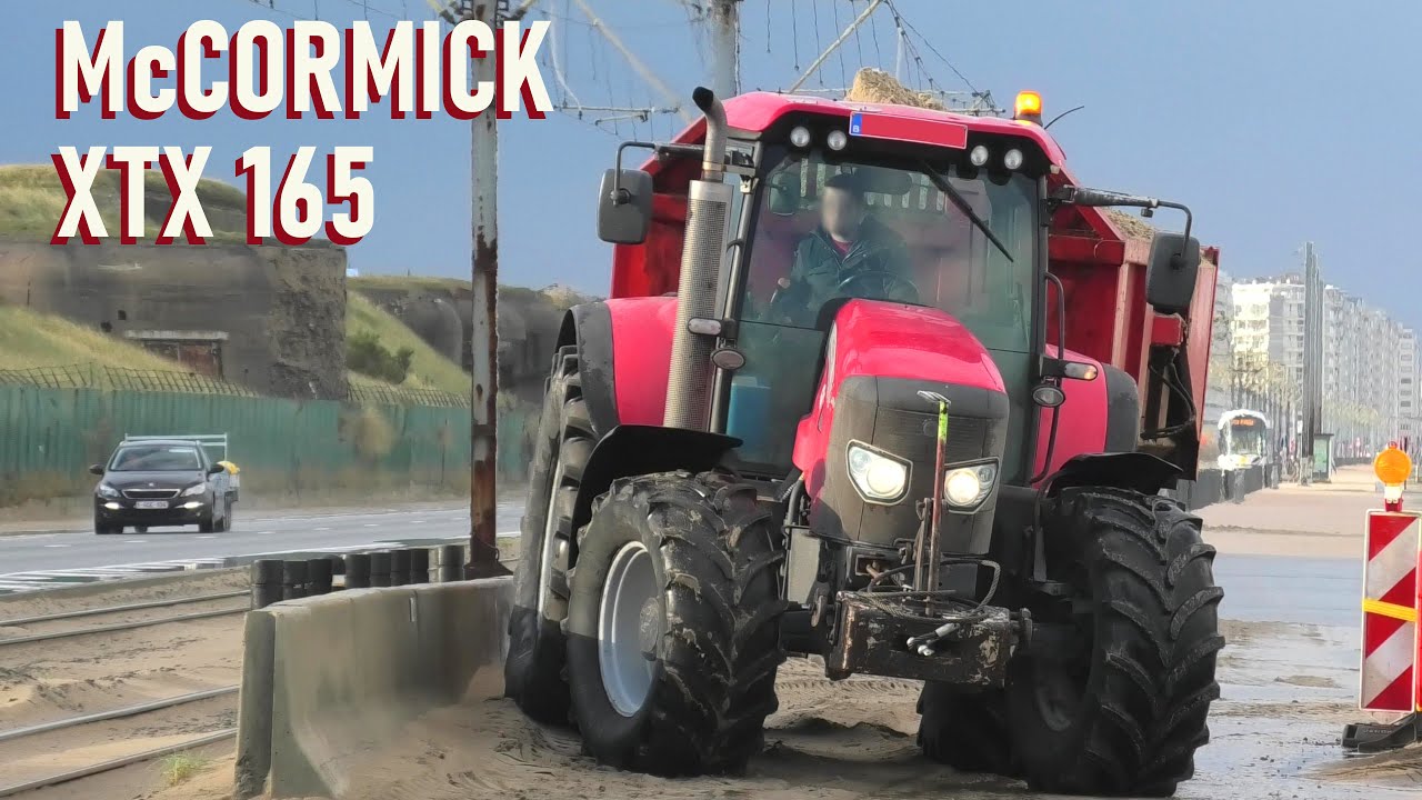 McCormick XTX 165 * Big Tractor in action * Großer Traktor im Einsatz * Oostende Raversijde