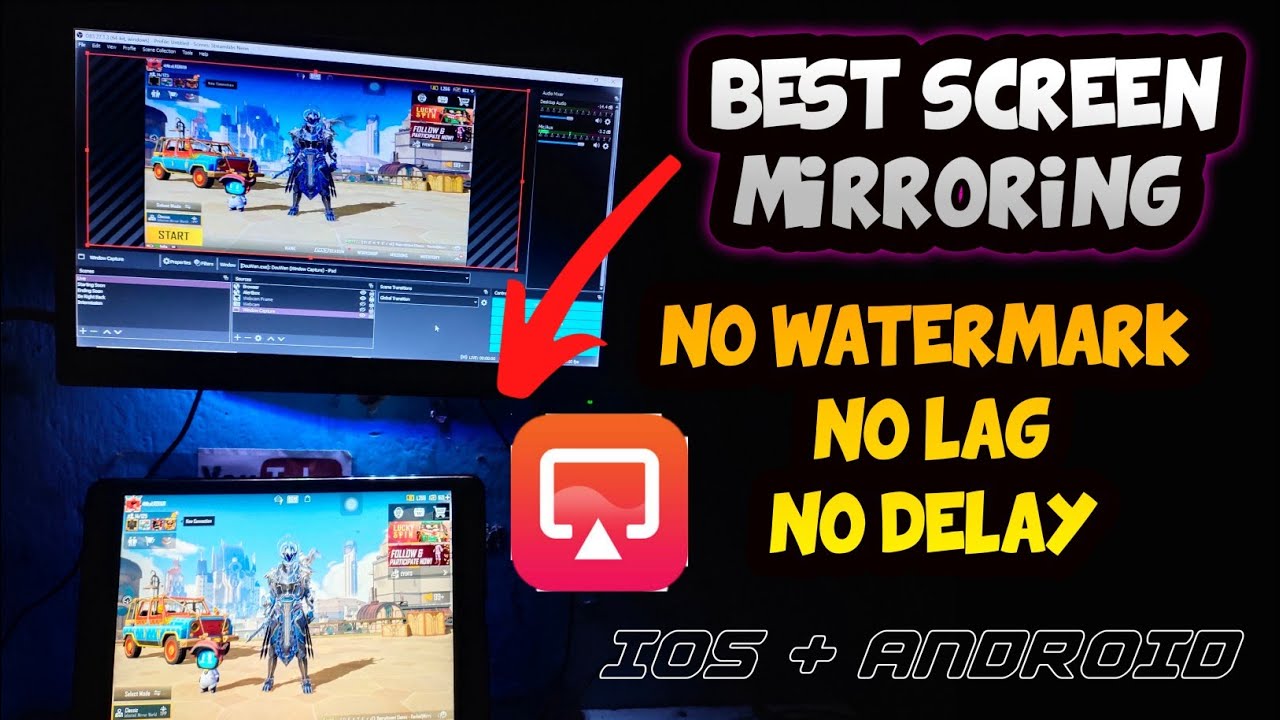 Best Software for Screen Mirroring Android/ iphone/ipad  to PC [No Delay] | Douwan Without Watermark