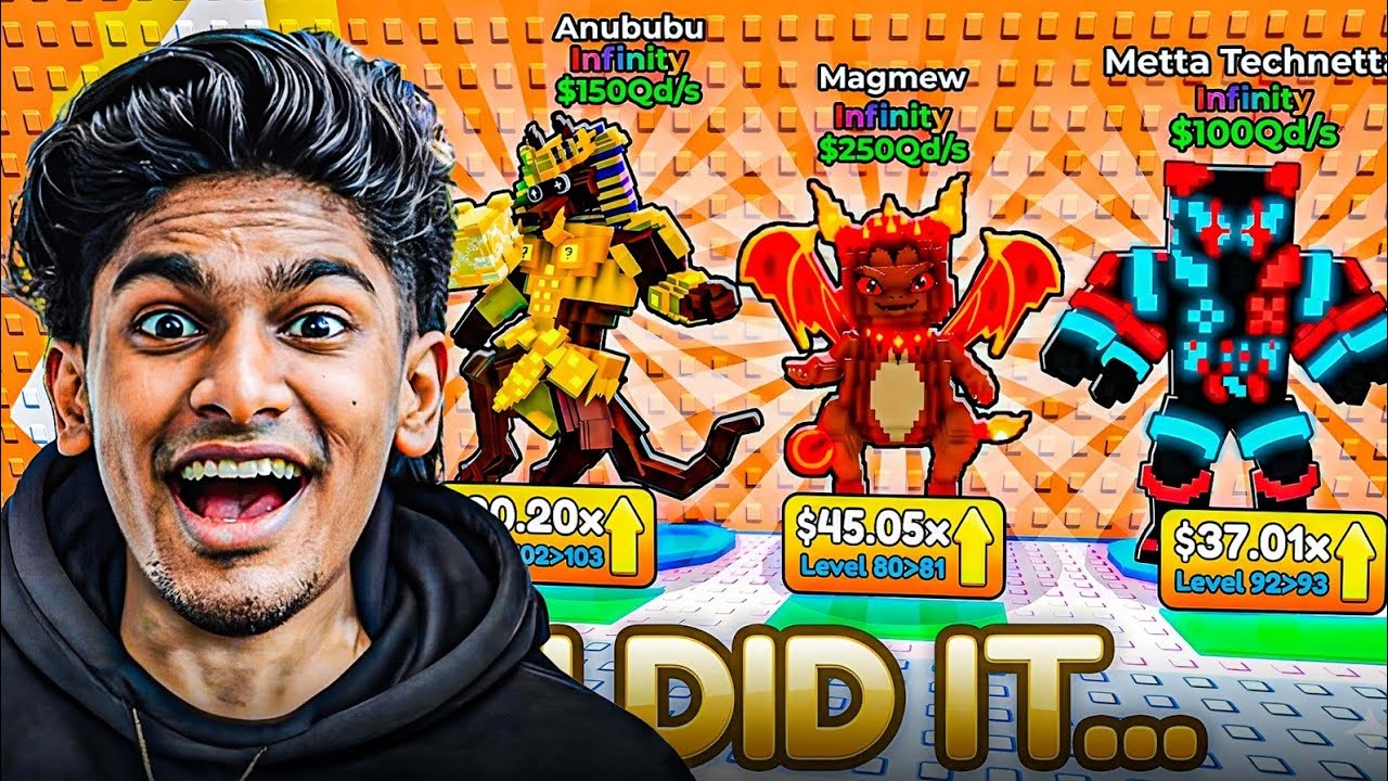 I Unlocked Every INFINITY Brainrot In Escape Tsunami For Brainrots
