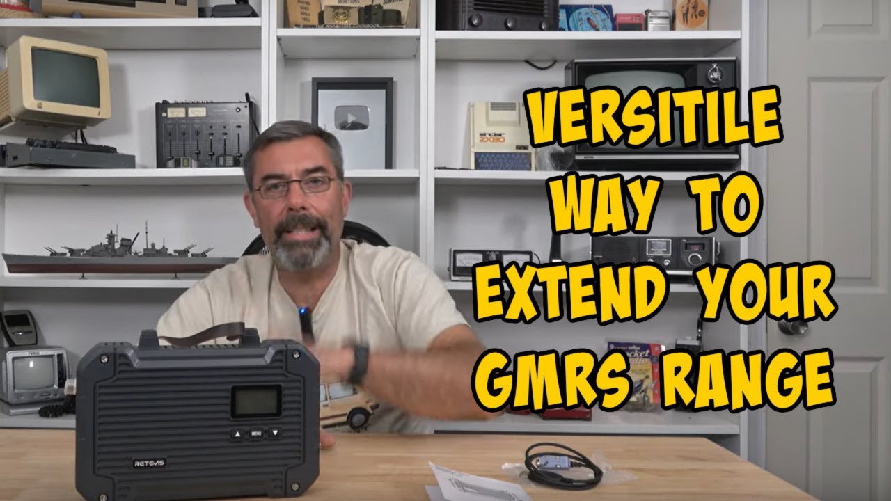 Retevis RT97L GMRS Repeater. Add Range and utility to your comms.