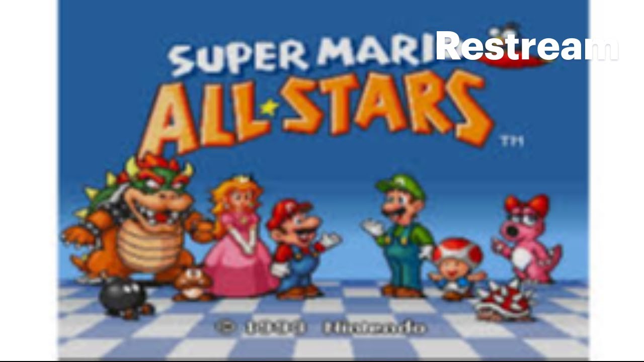 Happy Sunday Funday Come Hang Out & Vibe Super Mario All Stars Live Stream Let's Get Retro!!!