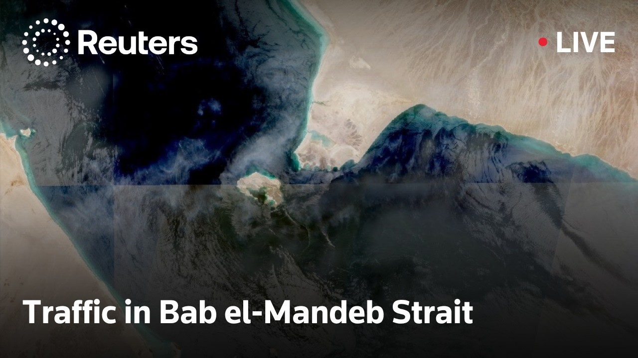 LIVE: Traffic in the Bab el-Mandeb strait