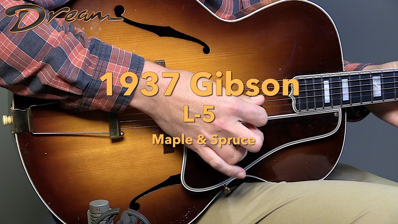 Гитары мечты - Gibson L-5 1937 года, клен и ель 