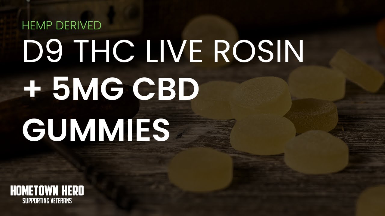 Live Rosin 5MG Gummies