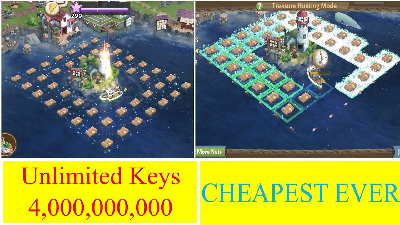 Collect FV2CE Unlimited Keys From Cove Treasure Hunt At Cheapest Price Ever