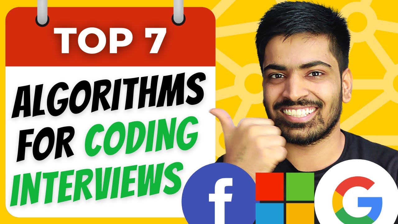Top 7 Algorithms for Coding Interviews | 98% Chance in Interviews | DSA interview questions answer 🔥