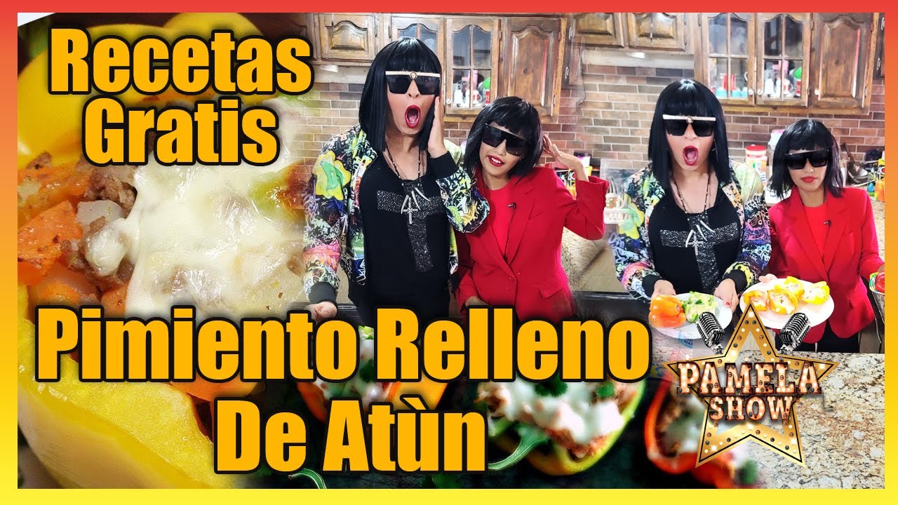 PIMIENTOS RELLENOS DE ATÚN  y Salsa de Guacamole Sin Aguacate | Pamela Chef 🍽️🫑