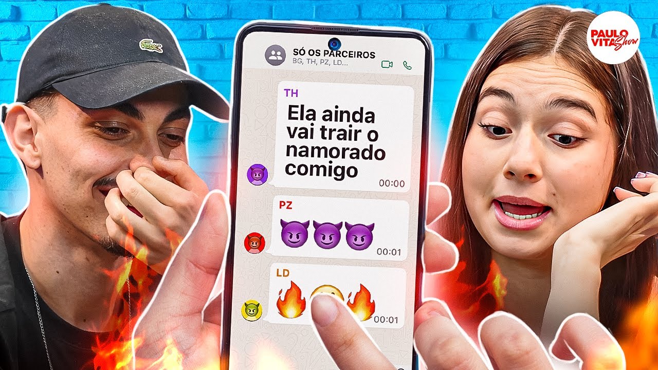 NAMORADOS TROCAM de CELULAR por 10 MINUTOS