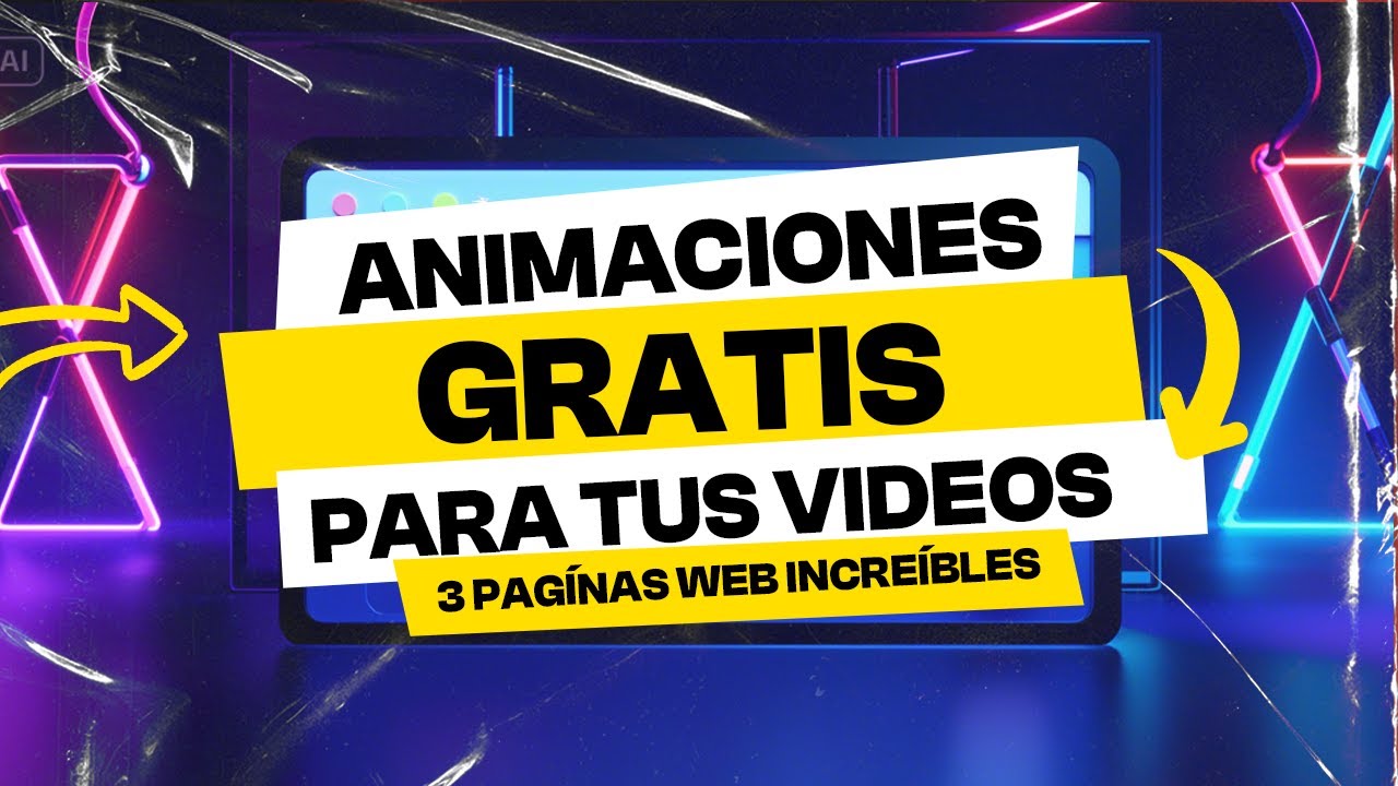 ¡Animaciones GRATIS y FÁCILES para tus Videos! 3 Páginas Web que AMARÁS! 🤯 | TUTORIAL y VIDEO TIPS