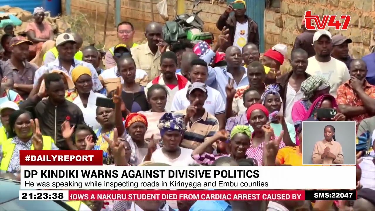 Deputy President Kindiki warns of divisive politics in Mt Kenya region