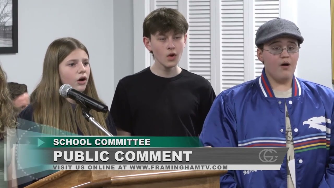 Framingham School Committee Meeting March 5, 2026