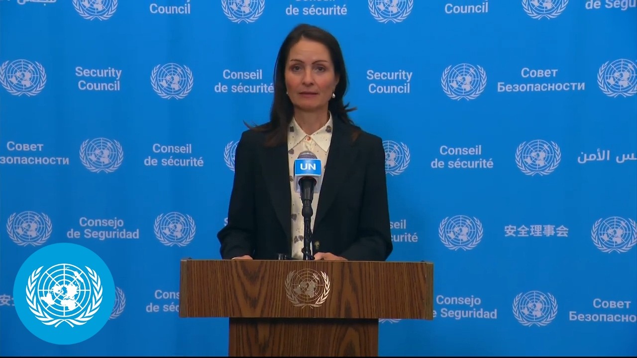 Election of the next UN Chief - Security Council President's Stakeout | United Nations