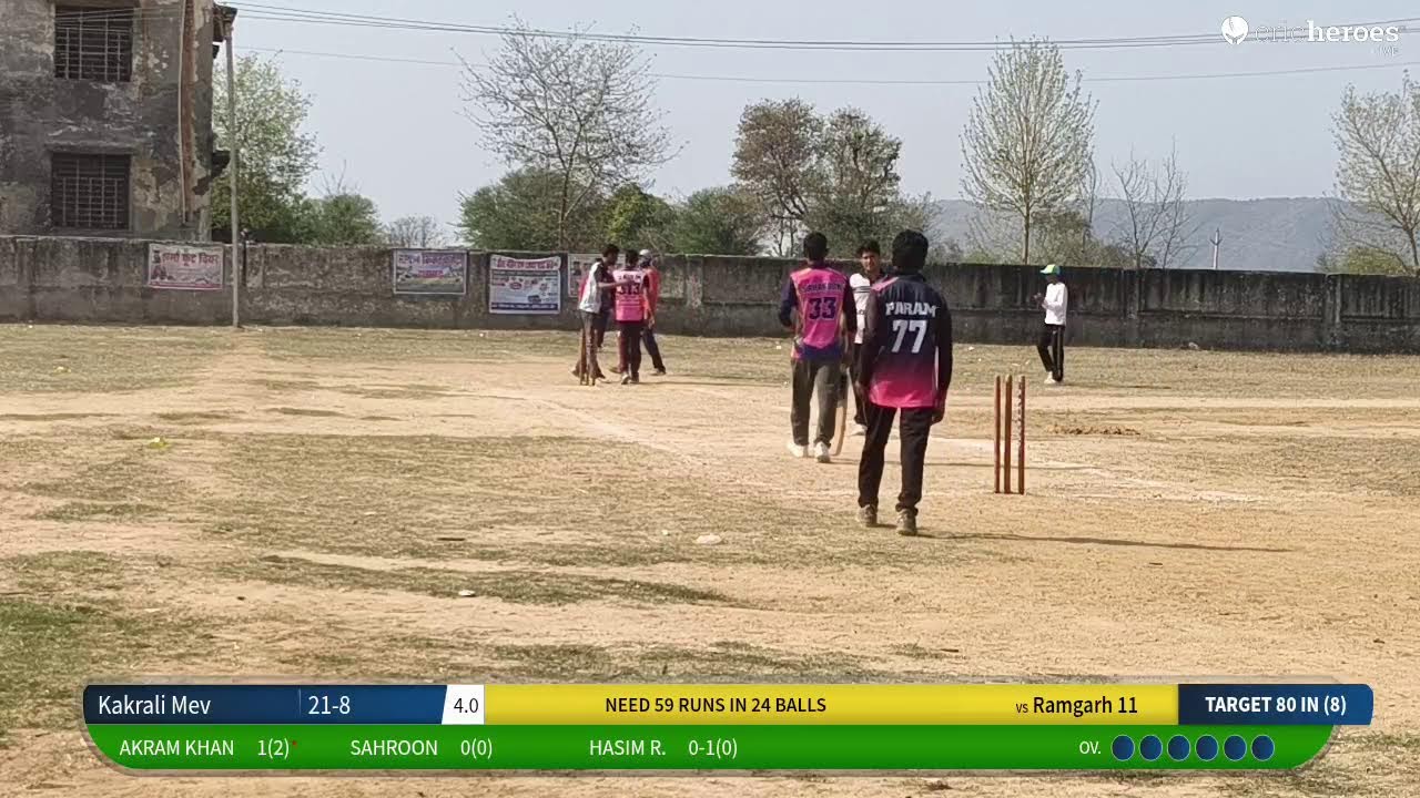 Ramgarh 11 vs Kakrali Mev live cricket match | Ramgarh Premier League (RPL) Season 4 live - Hostal
