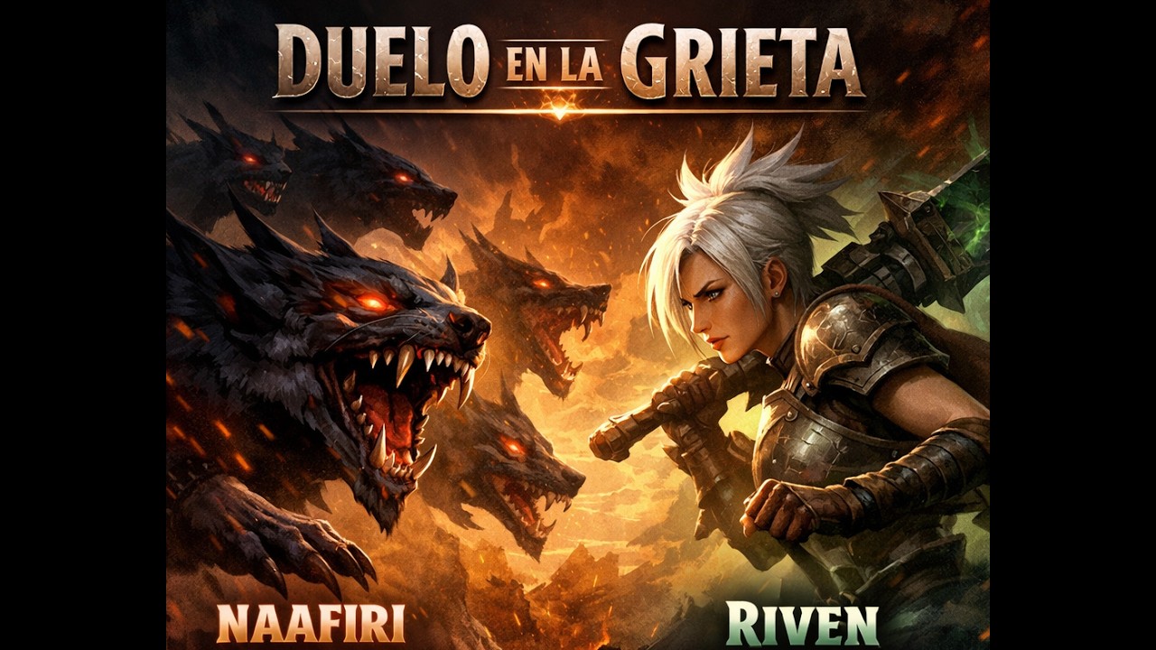 💥¿Podrá Riven resistir el asedio de la manada? naafiri (shownae) vs riven (1Elviz Cochio1)