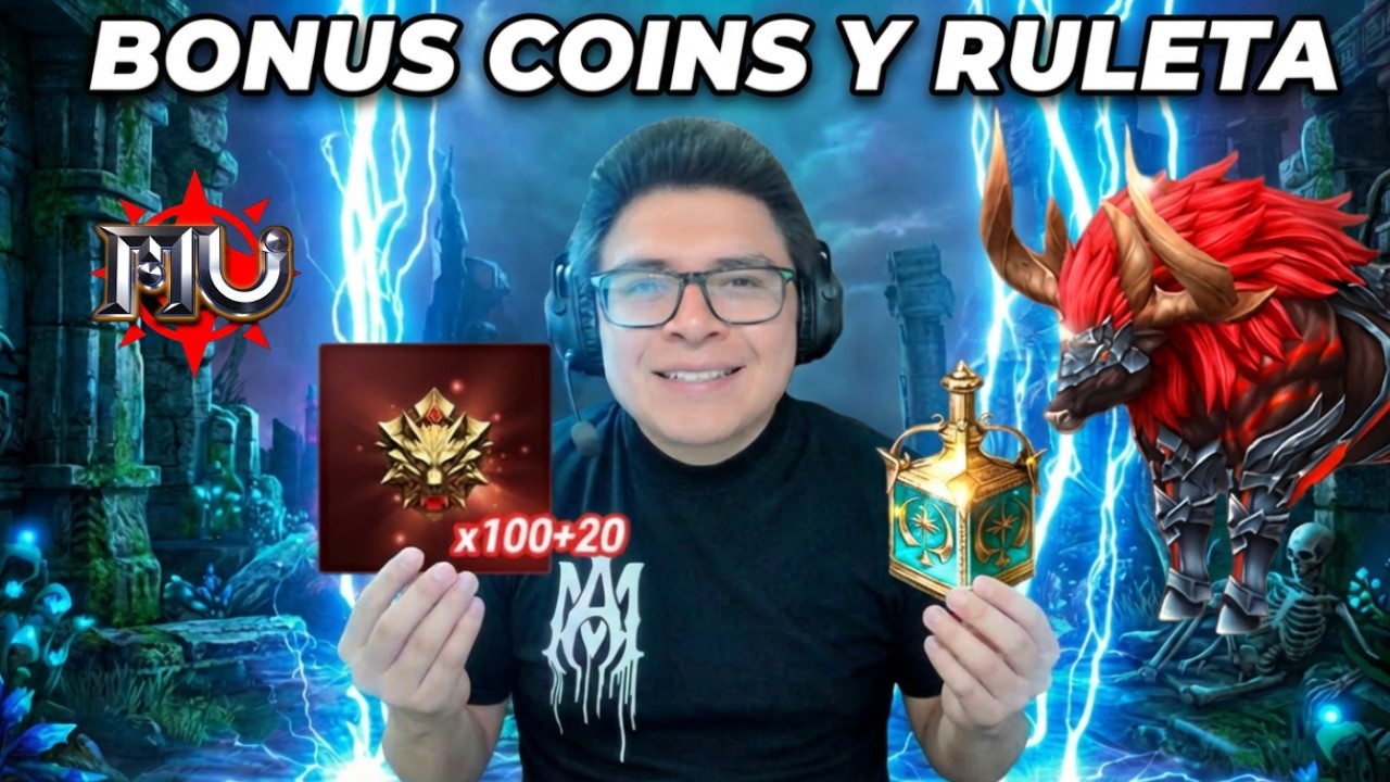 ⚡ Bonus Wcoins - Ruleta - Cápsulas de Seeds y Más ! 🔥 Mu Online 2026 😱