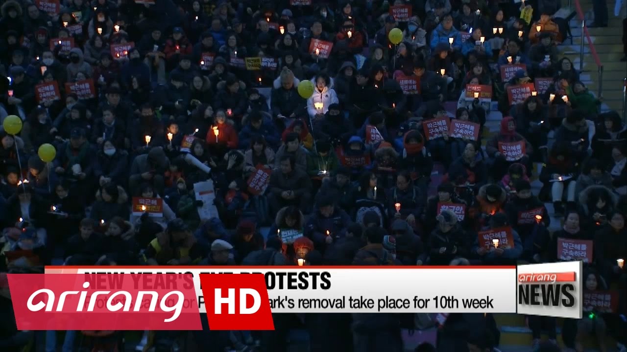 For 10th Saturday, candlelight protests take place, ushering in New Year