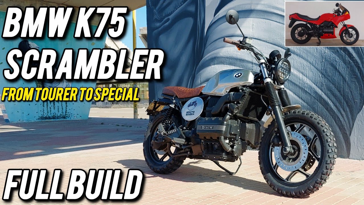 BMW K75 – Da turistica a scrambler cattiva – Full Custom Build – From tourer to scrambler