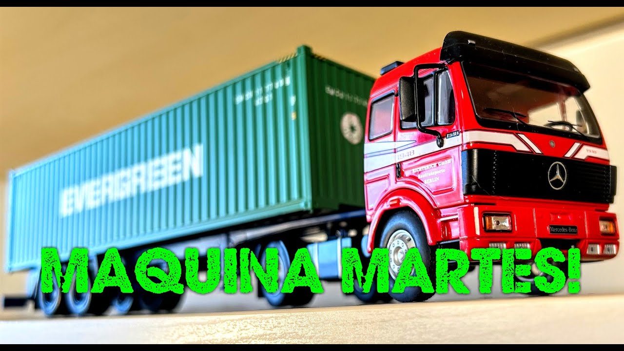 IXO Models Camion Tractor TR058 Mercedes Benz SK 1948 en escala 1:43 (O Gauge) con remolque!