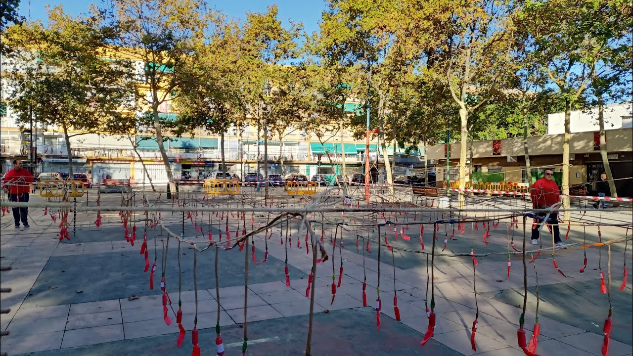 Mascletà en Alfafar disparada por Pirotecnia Alto Palancia en honor a el Cristo de los Desamparados 