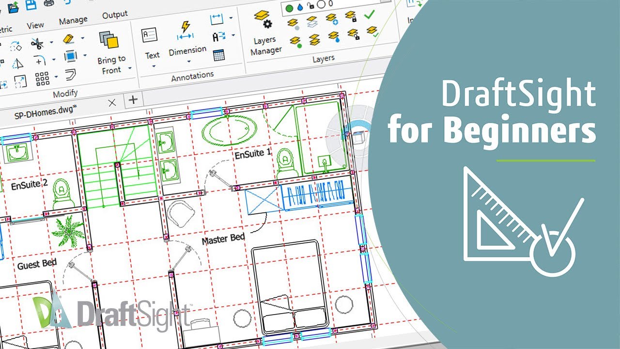 DraftSight for Beginners &ndash; Drawing Tools